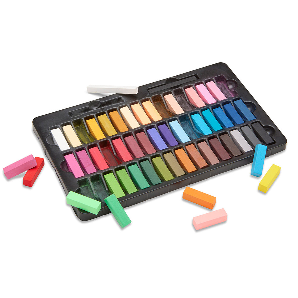 Soft Square Pastels Half Sticks 50 pc