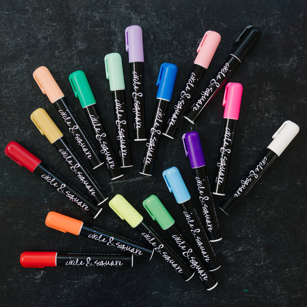 Dual-Tip Chalk Markers