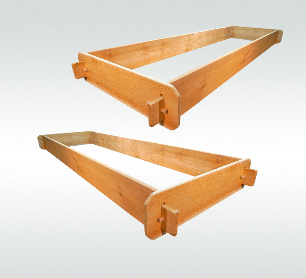 Timberlane Gardens Raised Garden Bed Kit Double Deep (Two 2x6) Select Cedar