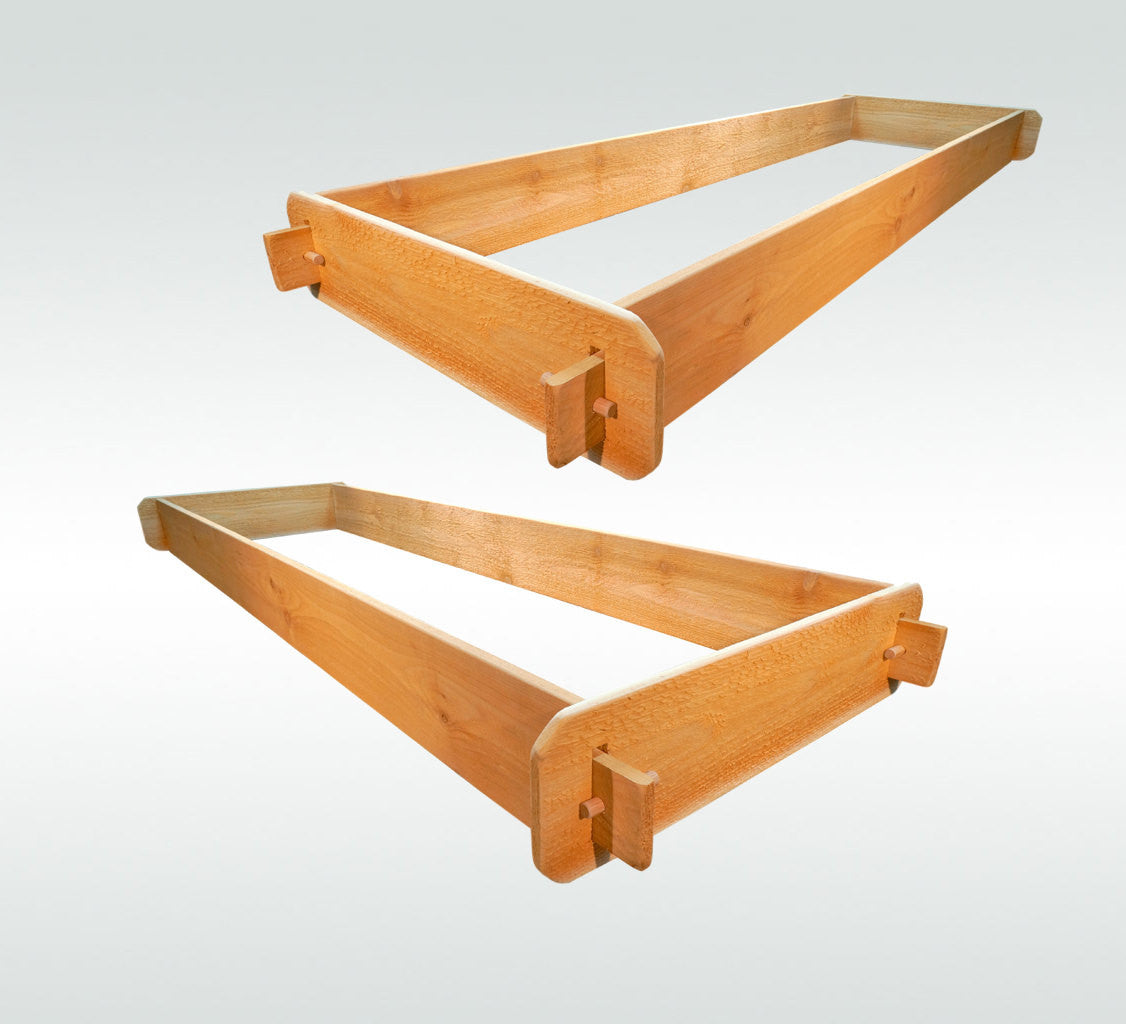 Timberlane Gardens Raised Garden Bed Kit Double Deep (Two 2x6) Select Cedar